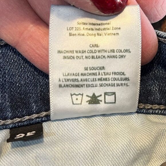 NWOT EDWIN Elin Crop Jean Wavelength Light Wash Blue Women’s Size 25 - Picture 11 of 11